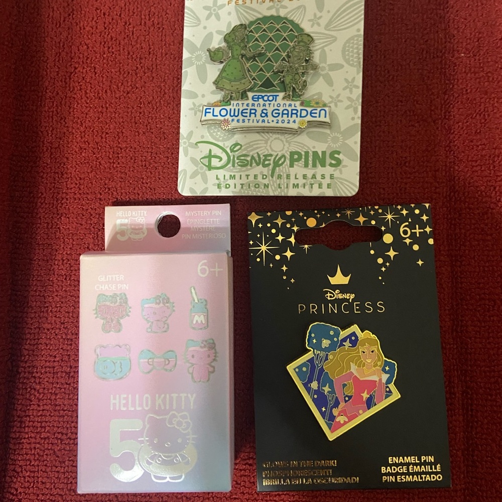 Loungefly Disney Hello Kitty Mystery Pin Collection New